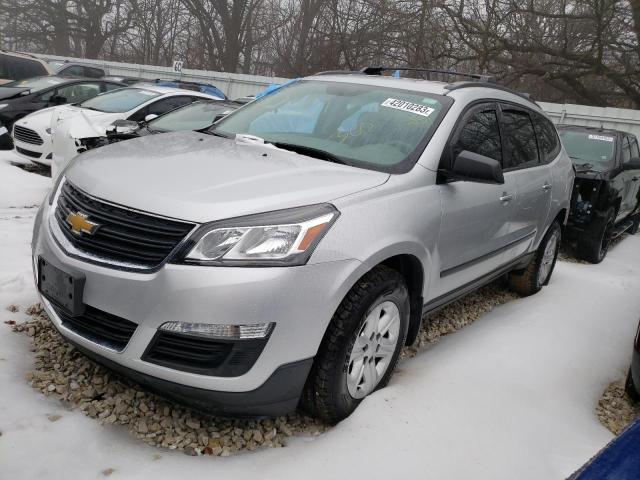 1GNKVFED4GJ329451 - 2016 CHEVROLET TRAVERSE LS SILVER photo 1