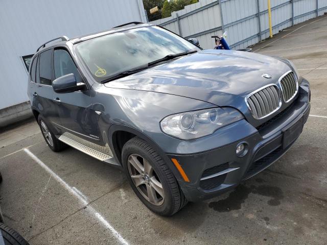 5UXZW0C53CL671645 - 2012 BMW X5 XDRIVE35D BLUE photo 4