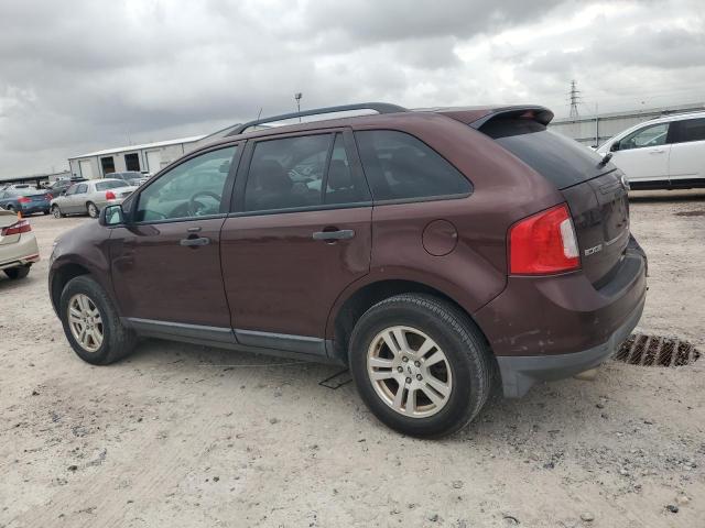 2FMDK3GC6CBA27053 - 2012 FORD EDGE SE BURGUNDY photo 2