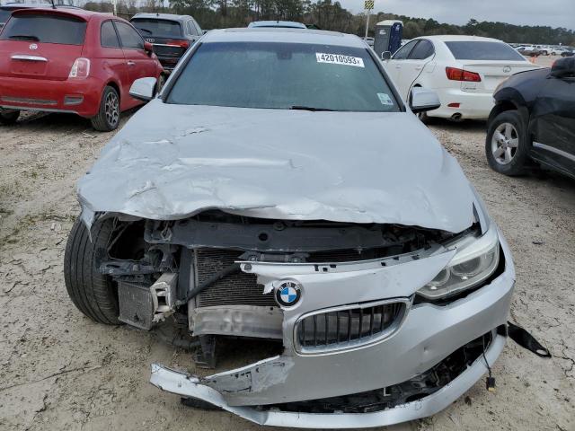 WBA3N7C59GK227830 - 2016 BMW 428 I SILVER photo 5