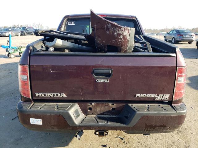 5FPYK1F20AB012347 - 2010 HONDA RIDGELINE RT PURPLE photo 6