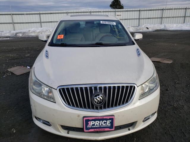 1G4GJ5E35DF323163 - 2013 BUICK LACROSSE TOURING WHITE photo 5