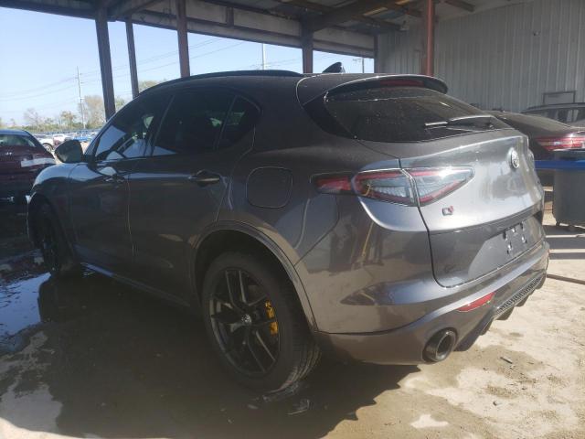 ZASPAKBN2M7D15208 - 2021 ALFA ROMEO STELVIO TI GRAY photo 2