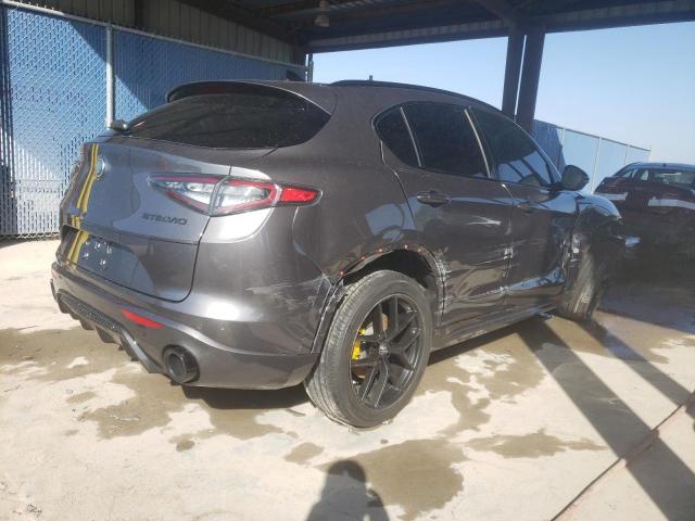 ZASPAKBN2M7D15208 - 2021 ALFA ROMEO STELVIO TI GRAY photo 3