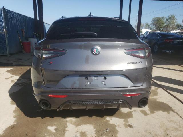 ZASPAKBN2M7D15208 - 2021 ALFA ROMEO STELVIO TI GRAY photo 6