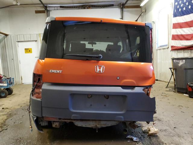 5J6YH28543L054132 - 2003 HONDA ELEMENT EX ORANGE photo 6