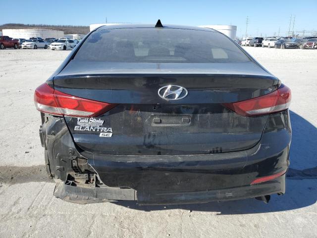 KMHD74LF3HU117656 - 2017 HYUNDAI ELANTRA SE BLACK photo 6