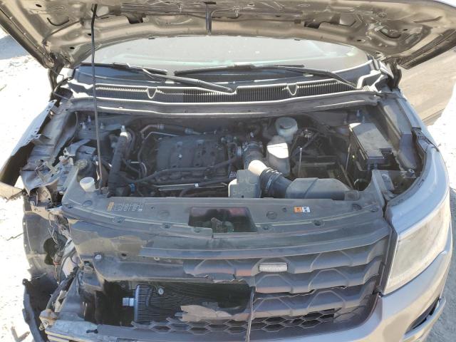 1FM5K8AR4GGC07497 - 2016 FORD EXPLORER POLICE INTERCEPTOR Թուխ լուսանկար 11