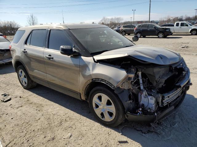 1FM5K8AR4GGC07497 - 2016 FORD EXPLORER POLICE INTERCEPTOR Թուխ լուսանկար 4