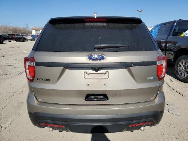 1FM5K8AR4GGC07497 - 2016 FORD EXPLORER POLICE INTERCEPTOR TAN photo 6