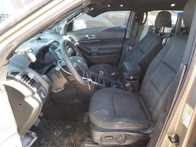 1FM5K8AR4GGC07497 - 2016 FORD EXPLORER POLICE INTERCEPTOR Թուխ լուսանկար 7