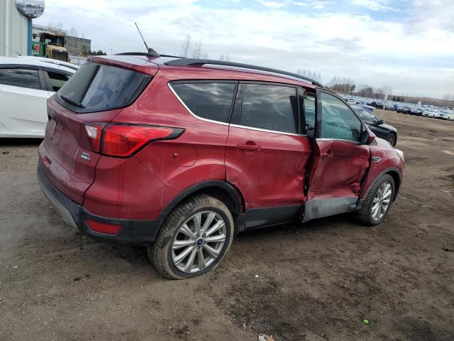 1FMCU9HD3KUB89974 - 2019 FORD ESCAPE SEL BURGUNDY photo 3