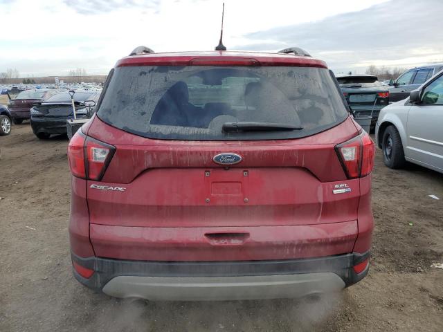 1FMCU9HD3KUB89974 - 2019 FORD ESCAPE SEL BURGUNDY photo 6