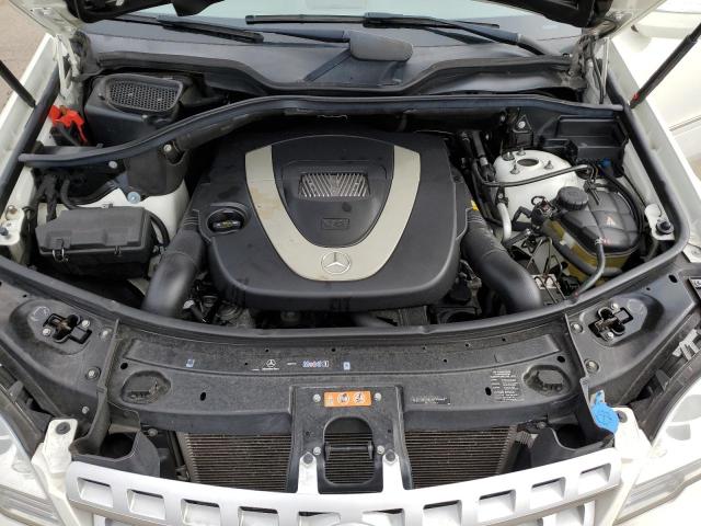 4JGBB8GB4AA532285 - 2010 MERCEDES-BENZ ML 350 4MATIC WHITE photo 12