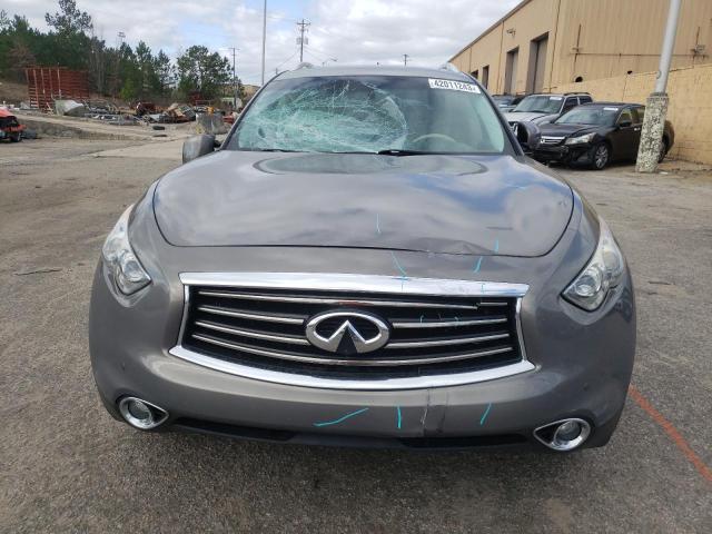 JN8CS1MU3EM451745 - 2014 INFINITI QX70 GRAY photo 5