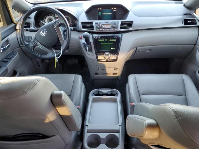 5FNRL5H61FB027402 - 2015 HONDA ODYSSEY EXL GRAY photo 8