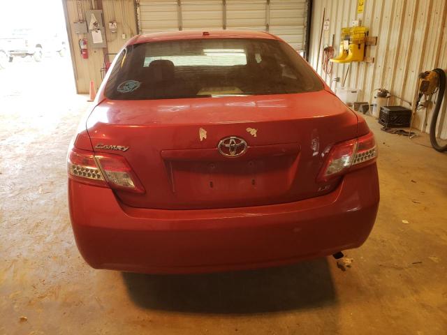 4T4BF3EK9BR169742 - 2011 TOYOTA CAMRY BASE RED photo 6