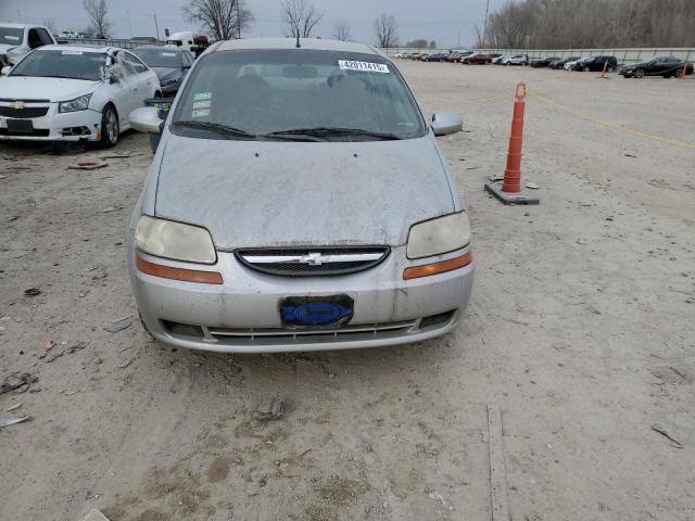 KL1TD666X8B244391 - 2008 CHEVROLET AVEO BASE Gümüş foto 5