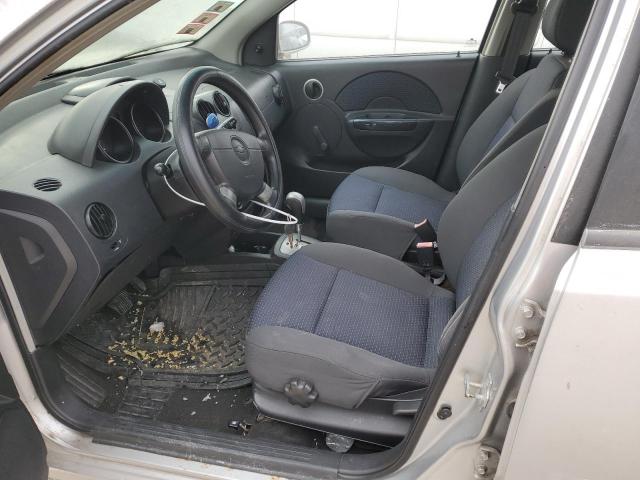 KL1TD666X8B244391 - 2008 CHEVROLET AVEO BASE Gümüş foto 7
