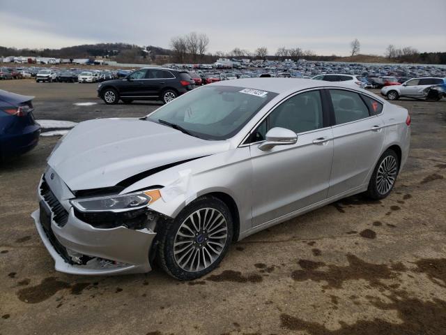 3FA6P0D91JR151208 - 2018 FORD FUSION TITANIUM/PLATINUM SILVER photo 1