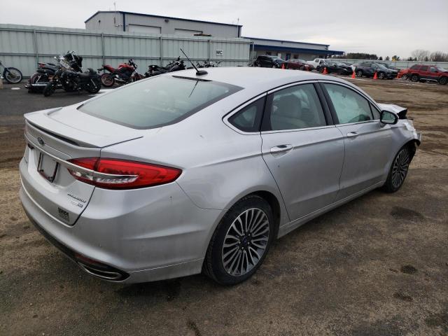 3FA6P0D91JR151208 - 2018 FORD FUSION TITANIUM/PLATINUM SILVER photo 3