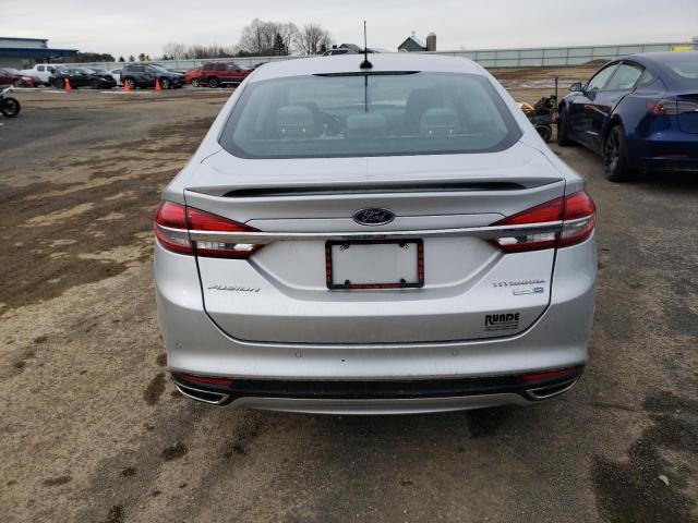 3FA6P0D91JR151208 - 2018 FORD FUSION TITANIUM/PLATINUM SILVER photo 6