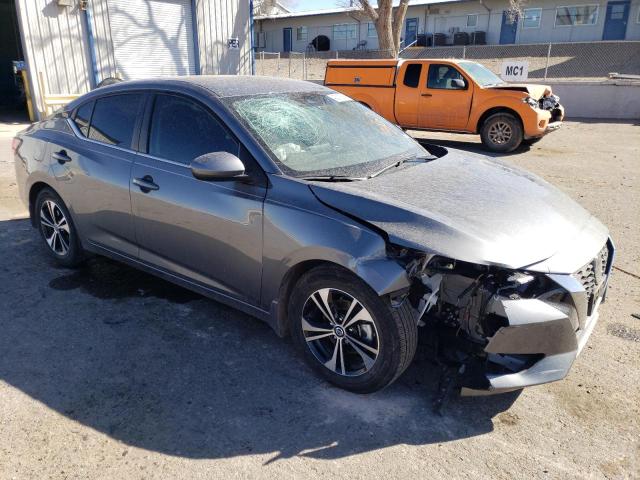 3N1AB8CV4NY291395 - 2022 NISSAN SENTRA SV CHARCOAL photo 4