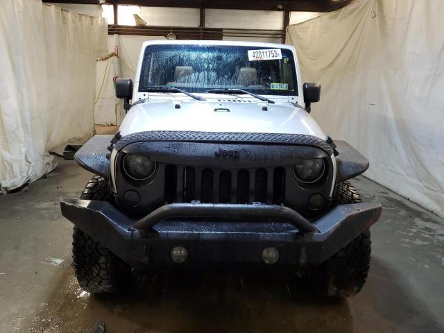 1J4AA5D12BL555450 - 2011 JEEP WRANGLER SAHARA SILVER photo 5