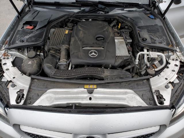 WDDWJ4JB3HF427931 - 2017 MERCEDES-BENZ C 300 SILVER photo 11