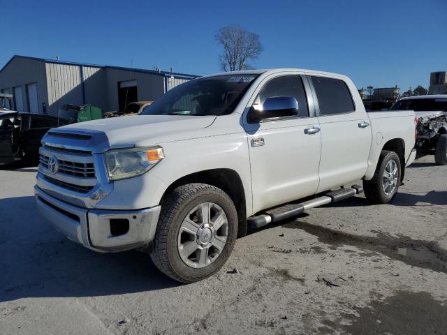 5TFAW5F10EX349934 - 2014 TOYOTA TUNDRA CREWMAX PLATINUM WHITE photo 1