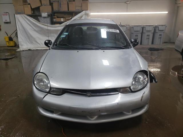 1B3ES46C41D251740 - 2001 DODGE NEON SE SILVER photo 5