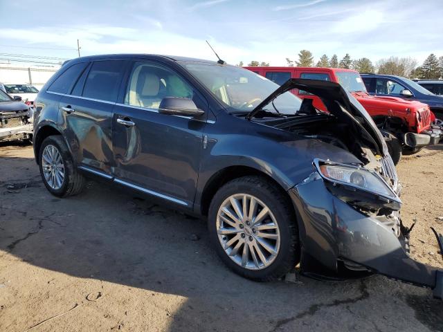 2LMDJ8JK3DBL27560 - 2013 LINCOLN MKX GRAY photo 4