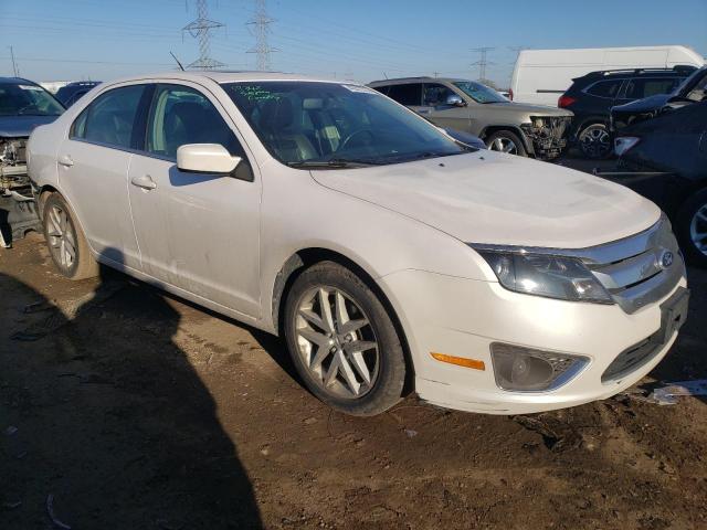 3FAHP0JG4AR356615 - 2010 FORD FUSION SEL WHITE photo 4