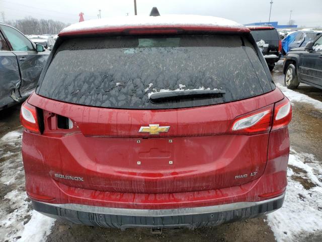 2GNAXSEV1J6239315 - 2018 CHEVROLET EQUINOX LT RED photo 6