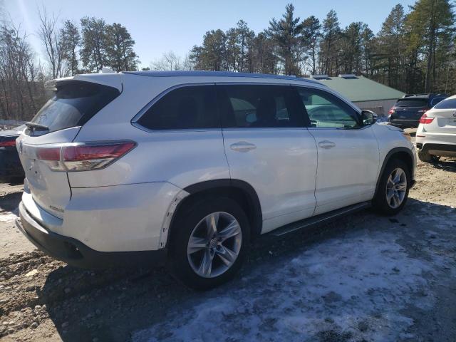 5TDDKRFH0FS180888 - 2015 TOYOTA HIGHLANDER LIMITED WHITE photo 3