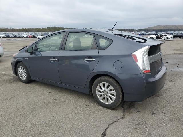 JTDKN3DP9C3018597 - 2012 TOYOTA PRIUS PLUG GRAY photo 2