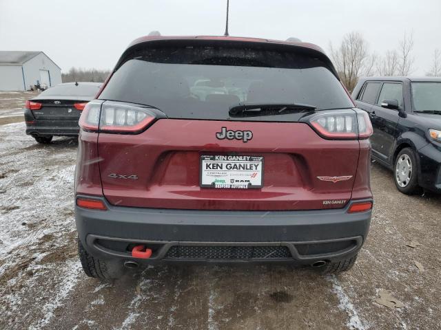 1C4PJMBX3KD385403 - 2019 JEEP CHEROKEE TRAILHAWK MAROON photo 6