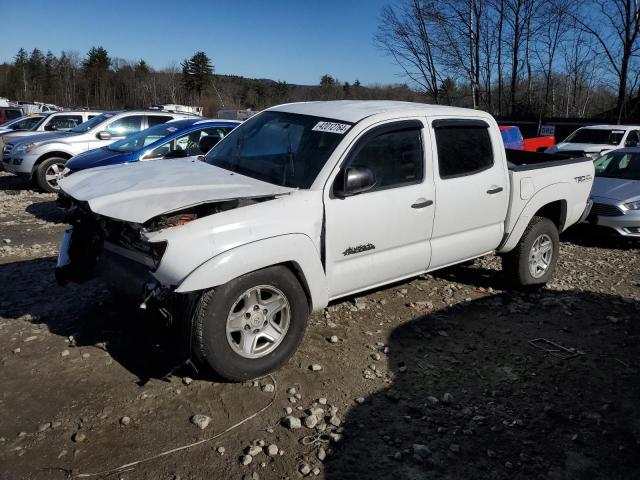 3TMLU4EN9DM117737 - 2013 TOYOTA TACOMA DOUBLE CAB WHITE photo 1