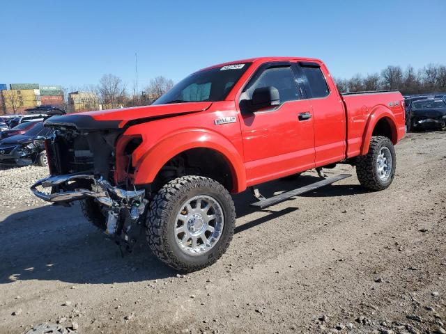 1FTFX1EF0FKD13006 - 2015 FORD F150 SUPER CAB RED photo 1