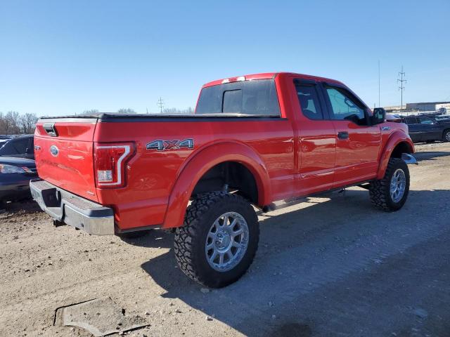 1FTFX1EF0FKD13006 - 2015 FORD F150 SUPER CAB RED photo 3