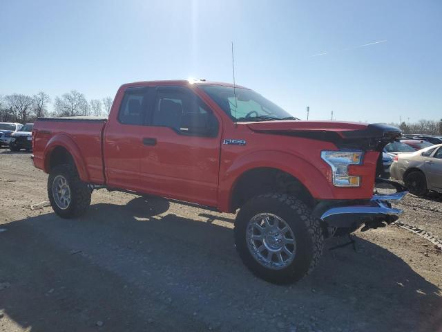 1FTFX1EF0FKD13006 - 2015 FORD F150 SUPER CAB RED photo 4