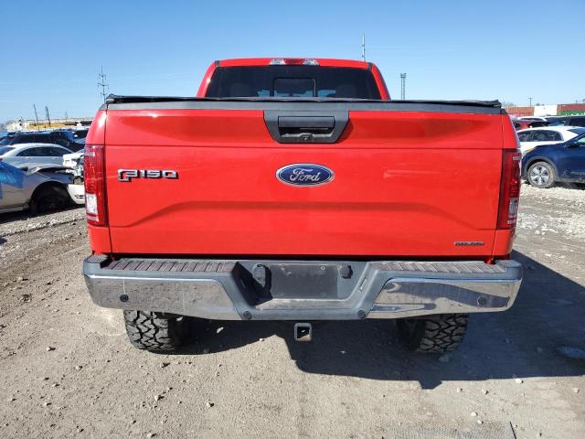 1FTFX1EF0FKD13006 - 2015 FORD F150 SUPER CAB RED photo 6