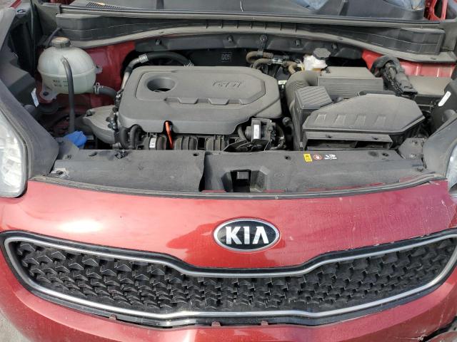 KNDPNCAC4J7372878 - 2018 KIA SPORTAGE EX RED photo 12