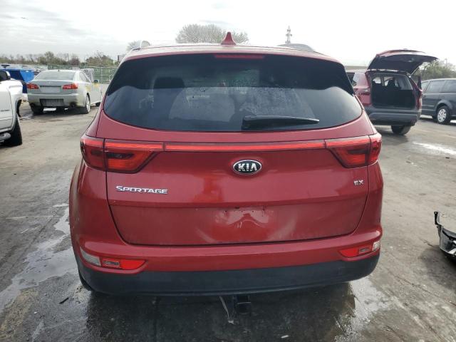 KNDPNCAC4J7372878 - 2018 KIA SPORTAGE EX RED photo 6