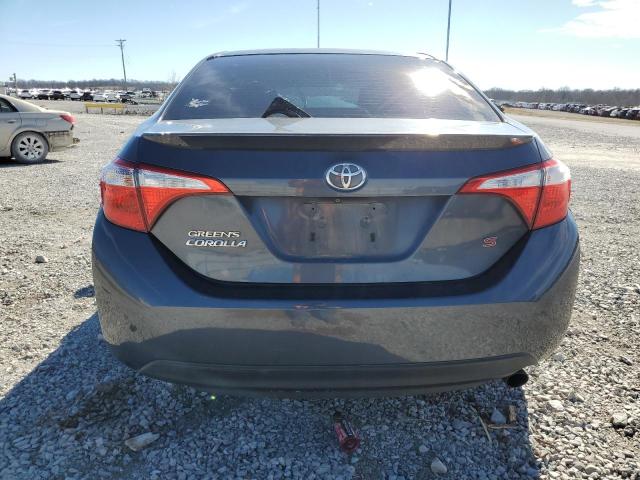 5YFBURHE7FP308721 - 2015 TOYOTA COROLLA L GRAY photo 6