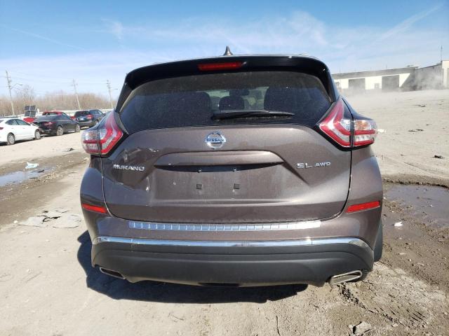 5N1AZ2MH3JN156815 - 2018 NISSAN MURANO S BROWN photo 6