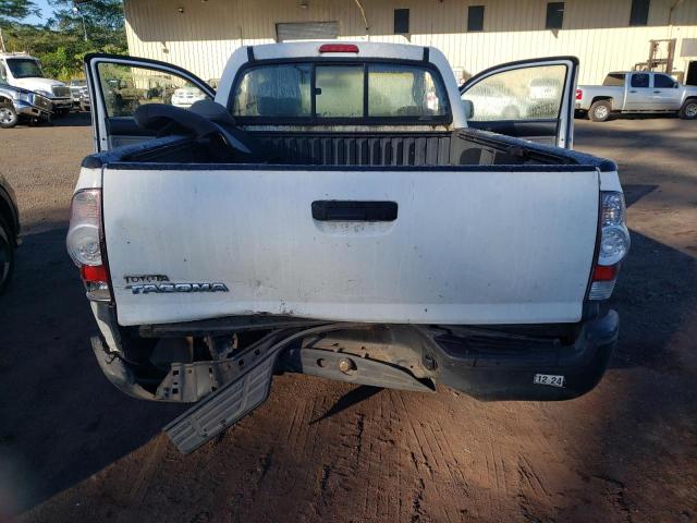 5TENX22N29Z651777 - 2009 TOYOTA TACOMA WHITE photo 6