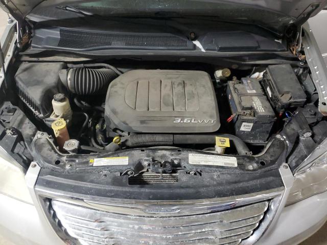 2A4RR8DG8BR744662 - 2011 CHRYSLER TOWN & COU TOURING L SILVER photo 12