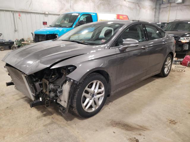 3FA6P0H7XER374152 - 2014 FORD FUSION SE GRAY photo 1