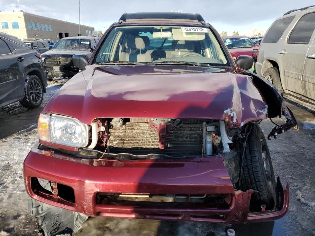 JN8DR09Y84W901415 - 2004 NISSAN PATHFINDER LE ბურგუნდია ფოტო 5